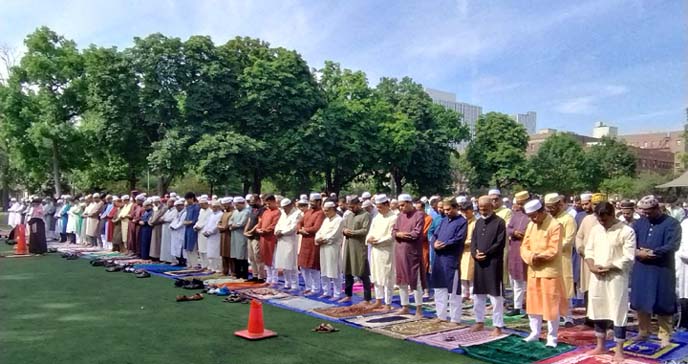 Image: উত্তর আমেরিকায় ঈদুল আযহা উদযাপিত জেএমসি’র আয়োজনে নিউইয়র্কে বড় জামাত অনুষ্ঠিত